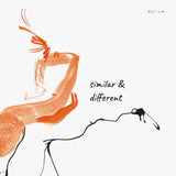 Similar & Different by Dal:um on TAK:TIL Records (the album cover features an abstract illustration, reminiscent of twp animal figures on a white background)
